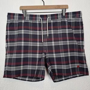 Brooks Brothers Plaid Swim Shorts Trunks Lined Men's Large